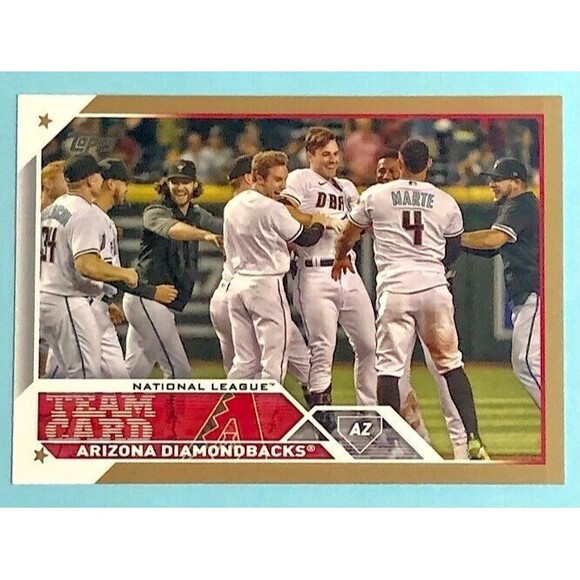 ARIZONA D-Backs  2023Topps Gold Parallel,Team Card #263 Serial #0171/2023 - Picture 1 of 3